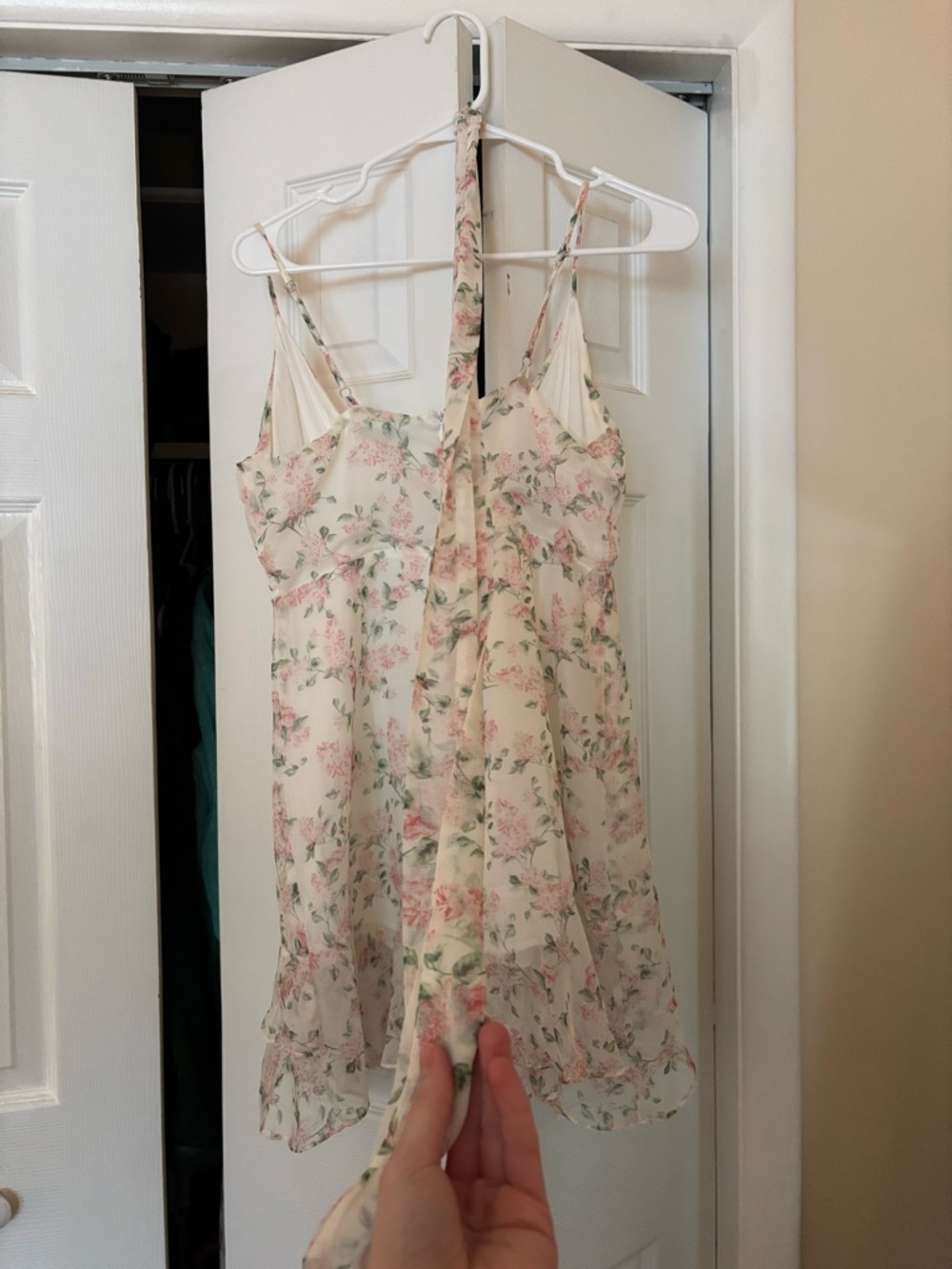 Floral Ruffle Mini Dress - Picture 4 of 5